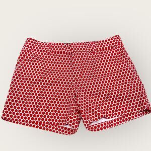 Tommy Hilfigher Red and White Chino Shorts Women’s Size 6